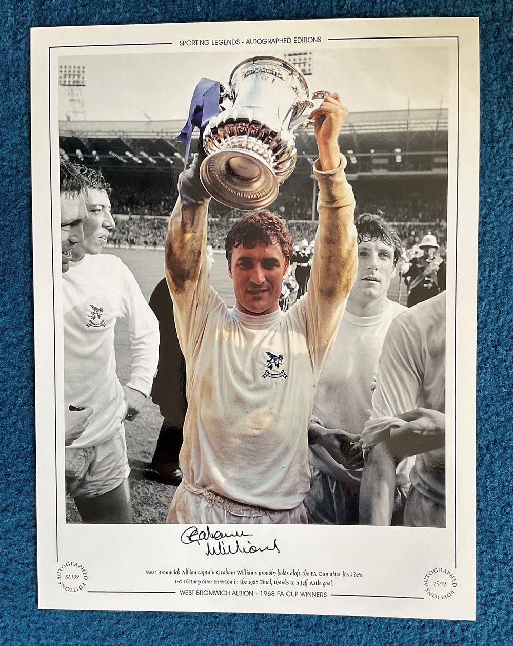 Lot 317: Graham Williams 16x12 signed colourised photo Autographed Editions,...