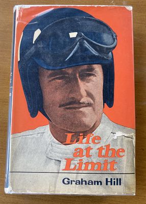 Formula One Graham Hill signed hardback book Life at the Limit. Superb large autograph on title 