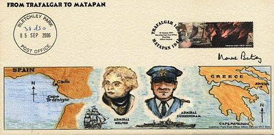 WW2 Bletchley Park code breaker Mavis Batey signed rare 2006 Bletchley Park Trafalgar to 