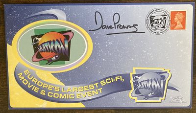 Star Wars Darth Vadar Dave Prowse Hand Signed Multicon 1998 Sci Fi Event First Day Cover