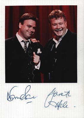 Hale and Pace signed 6x4inch colour photo.