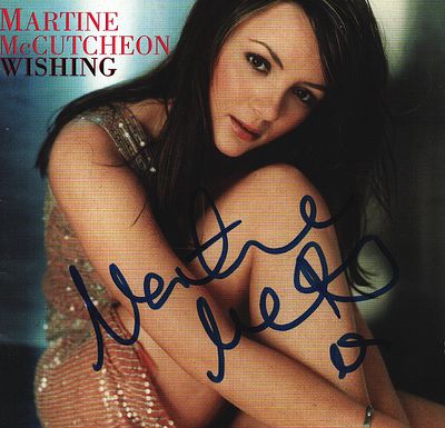Martine McCutheon signed Wishing CD booklet.