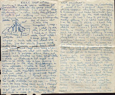 William Chappell WW2 ALS to Sir Frederick Ashton. Ballet dancer.