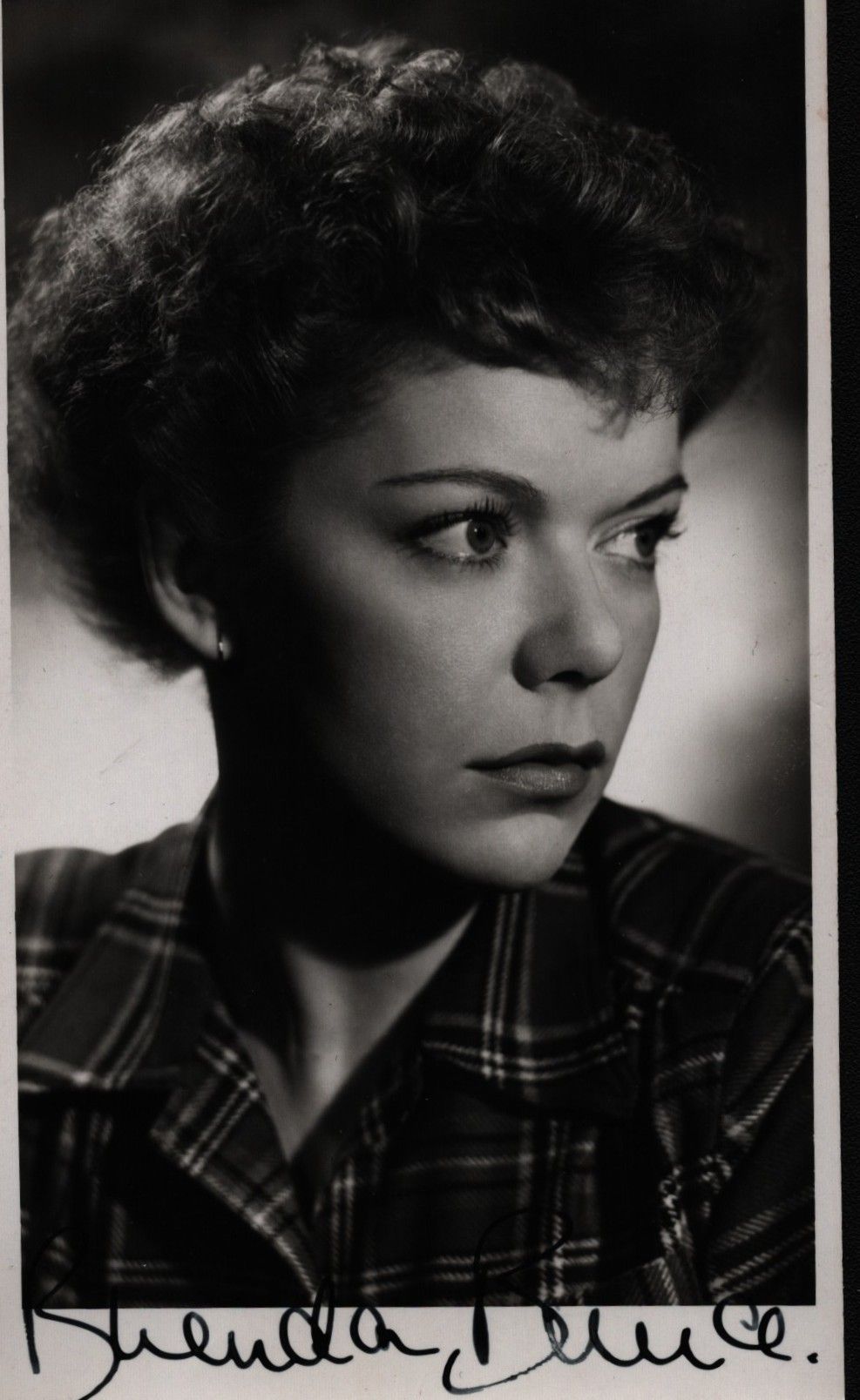Lot 183: Brenda Bruce signed 6x4inch black and white photo.