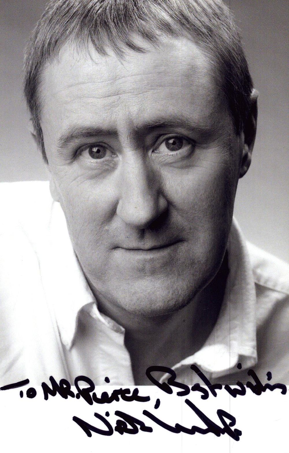 Lot 217: Nicholas Lyndhurst signed 6x4inch black and white photo....