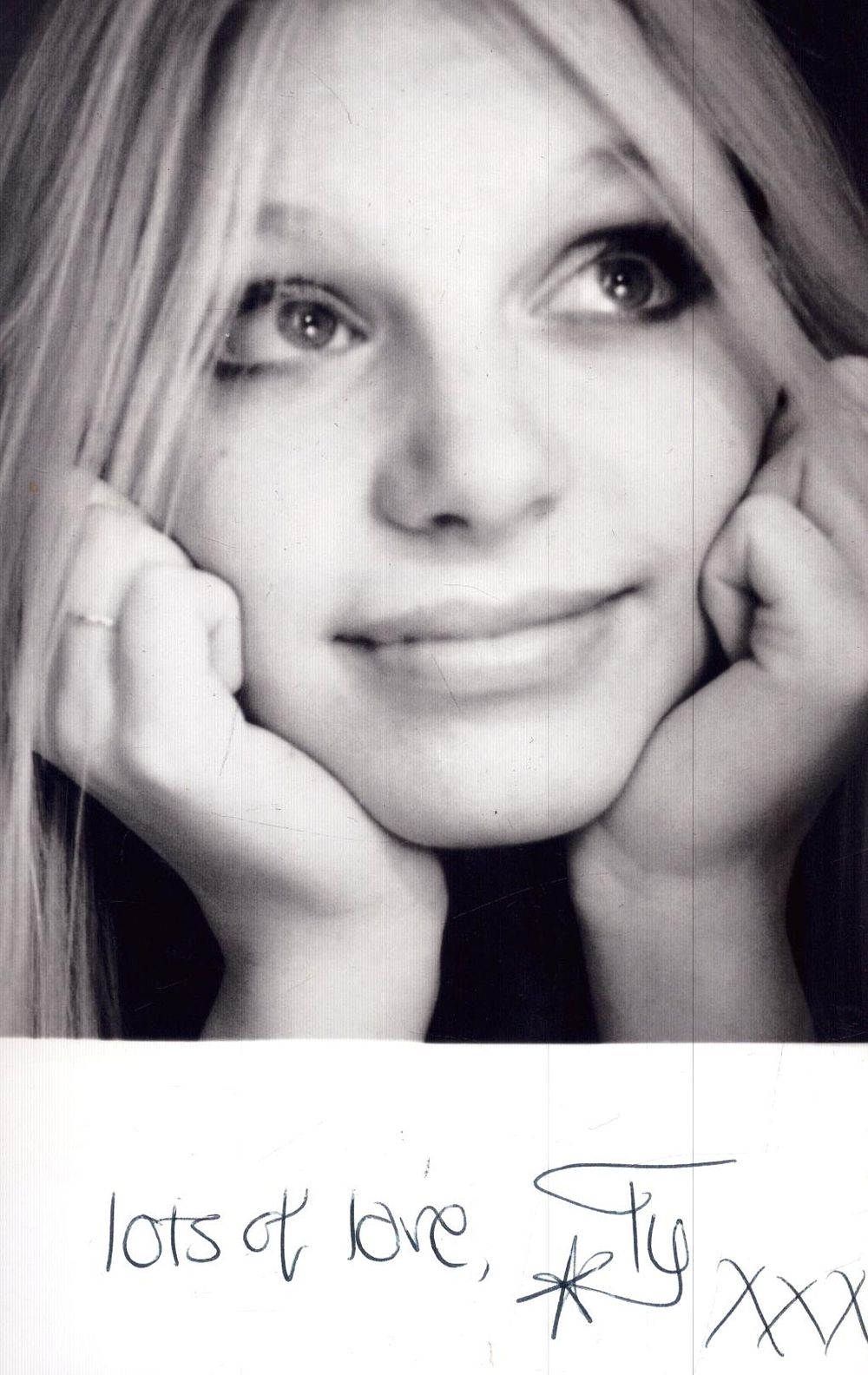 Lot 219: Ty Glaser signed 6x4inch black and white photo.