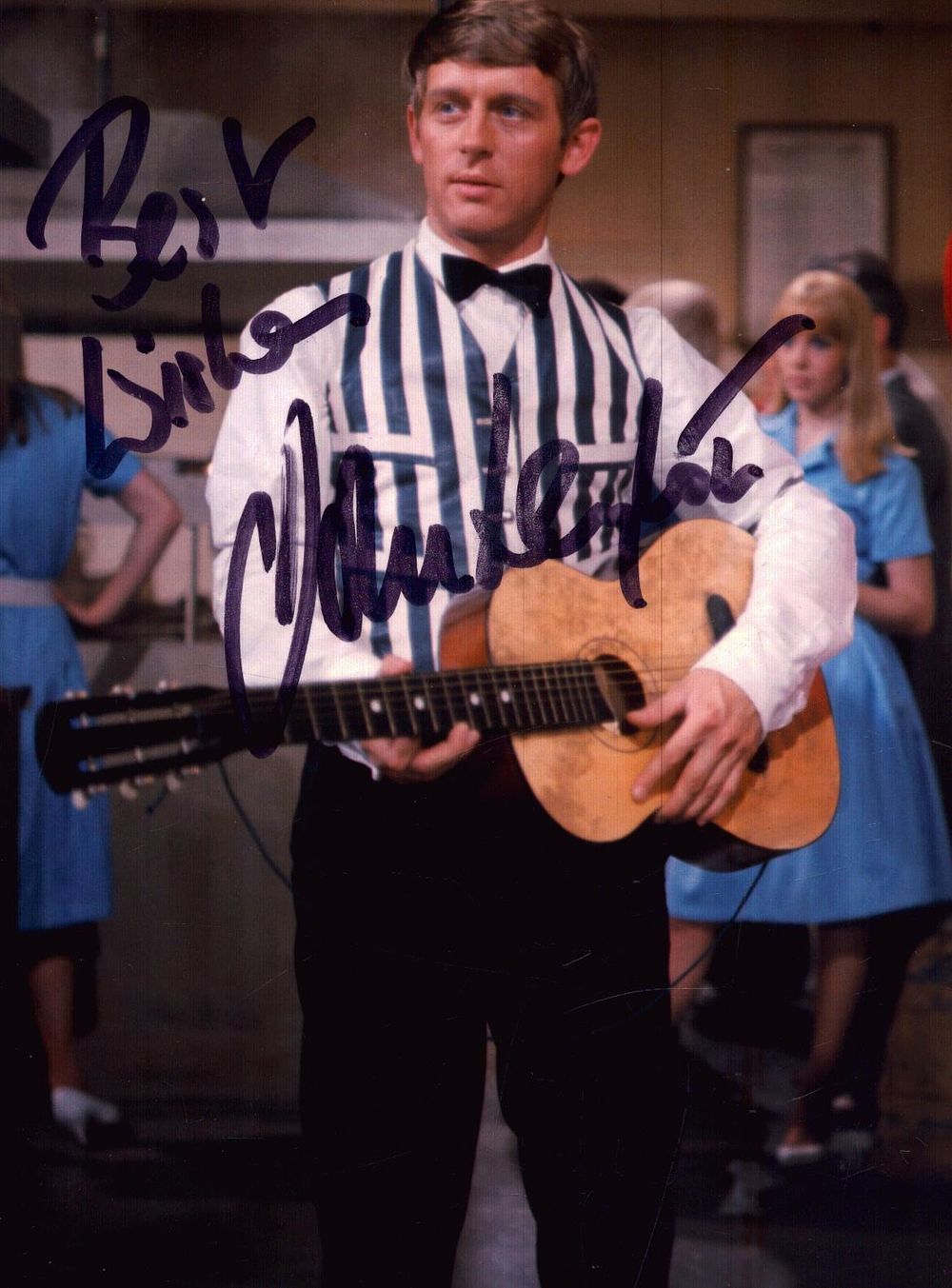 Lot 222: John Leyton signed 6x4inch colour photo.