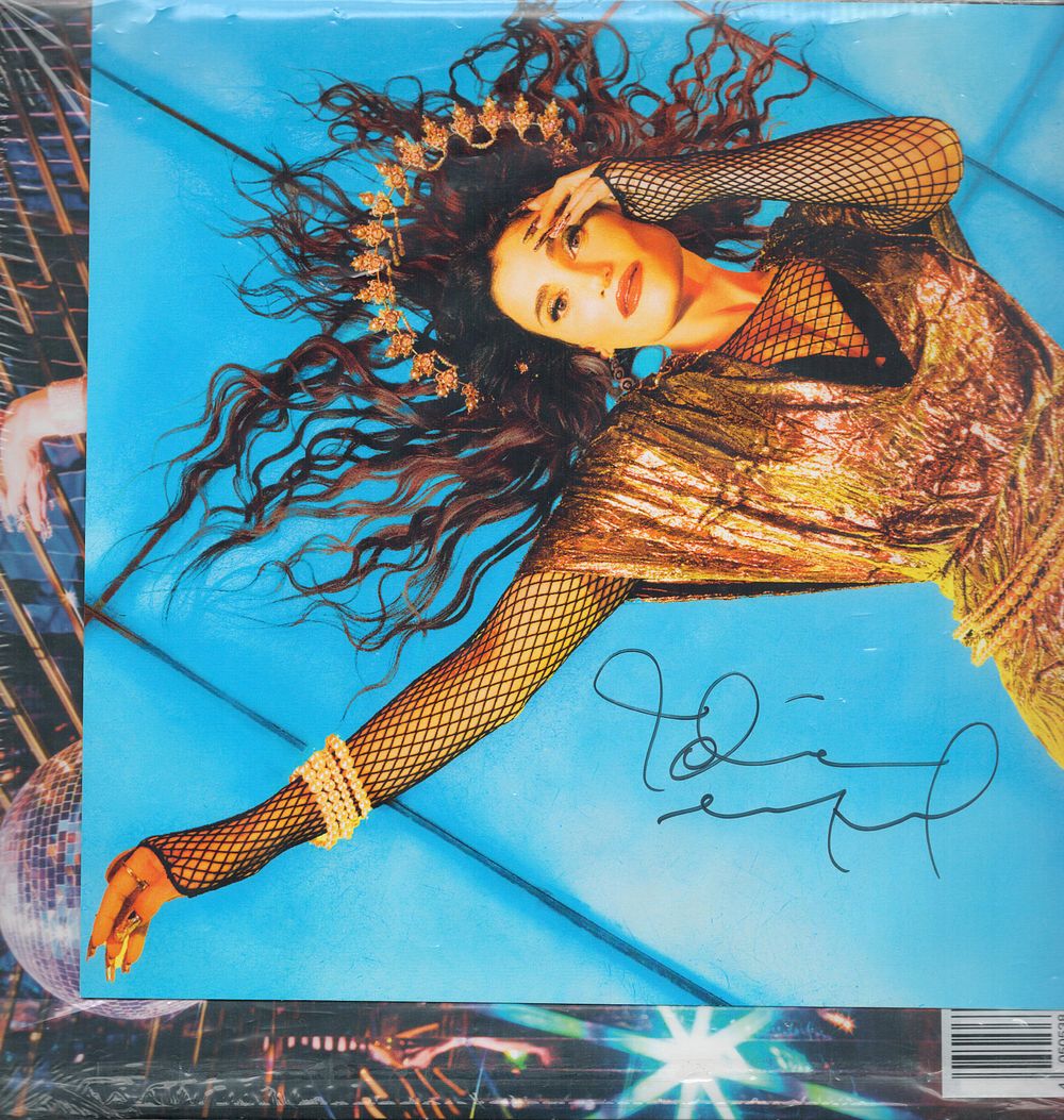 Lot 337: IDINA MENZEL Singer signed Insert ‘Drama Queen’ Pink...