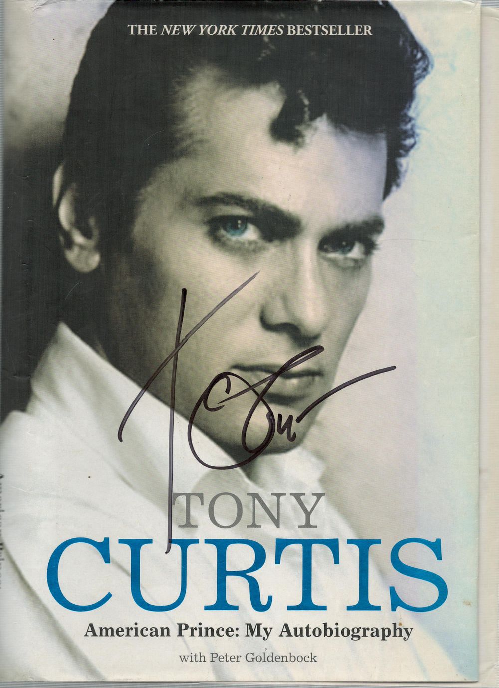 Lot 494: Tony Curtis signed American Prince My Autobiography book...