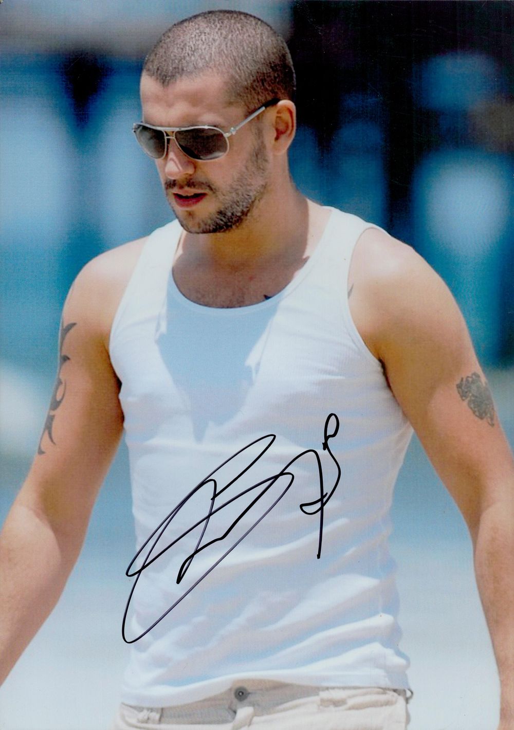 Lot 531: Shane Ward signed 12x8inch colour photo. English singer...