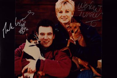 Wendy Turner and one other signed 6x4 inch appx colour photo. Good condition. All autographs 