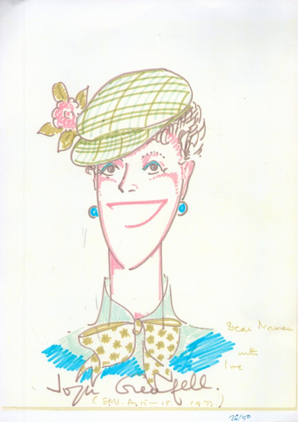 Lot 76: Joyce Grenfell signed 12x8 limited edition colour print...