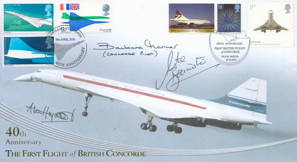 Lot 98: Concorde Barbara Harmer, Mike Bannister and Alan Heywood...