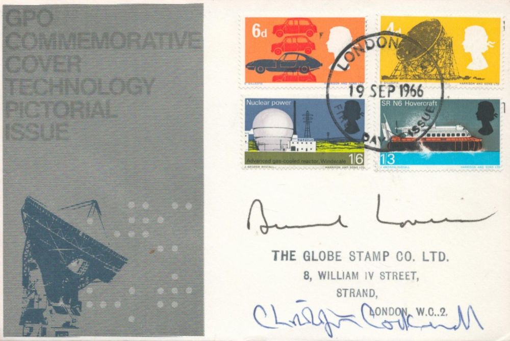 Lot 117: Sir Bernard Lovell and Sir Christopher Cockerill signed...