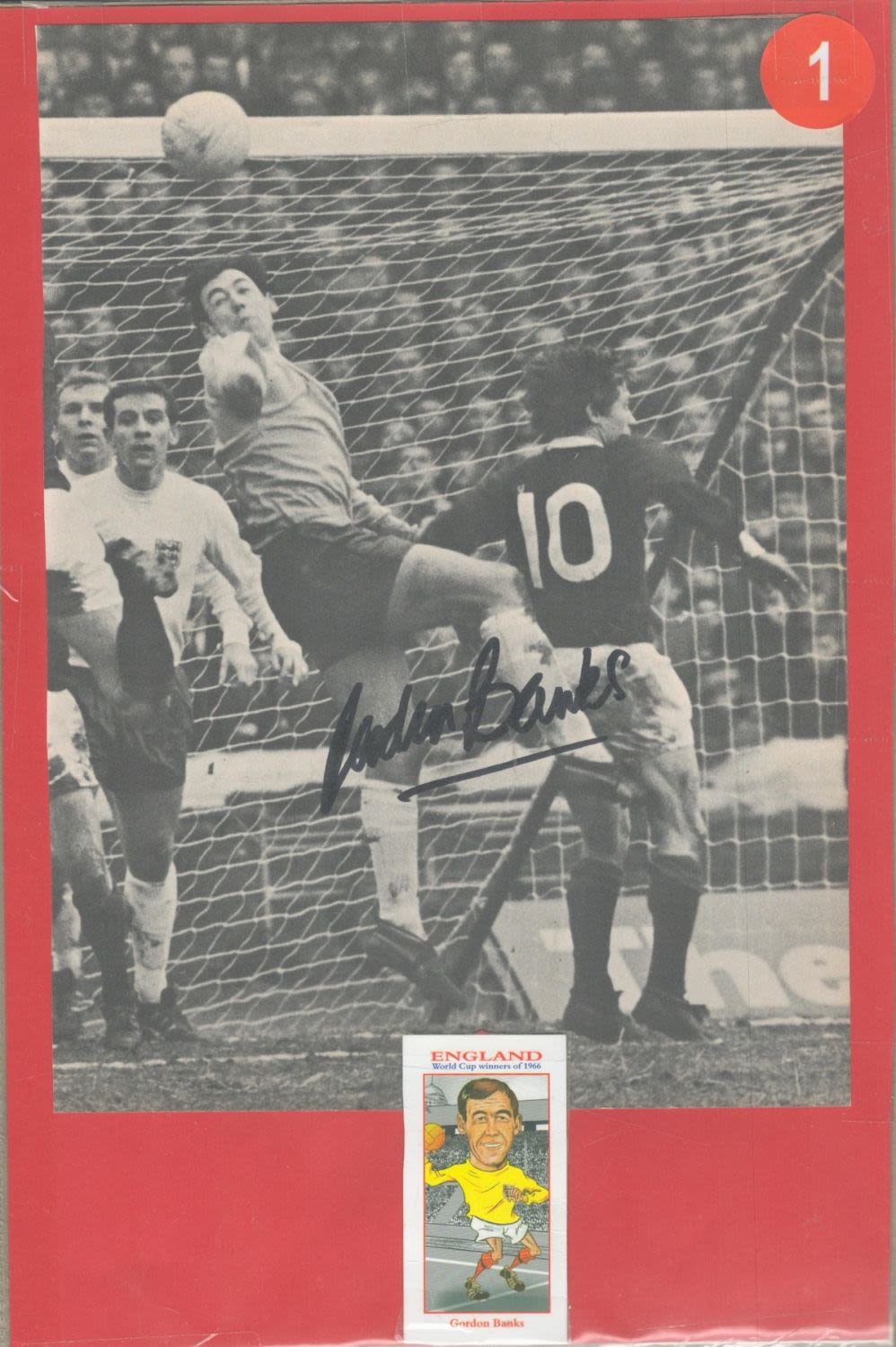 Lot 138: World Cup 1966 scrapbook collection includes signed photos...
