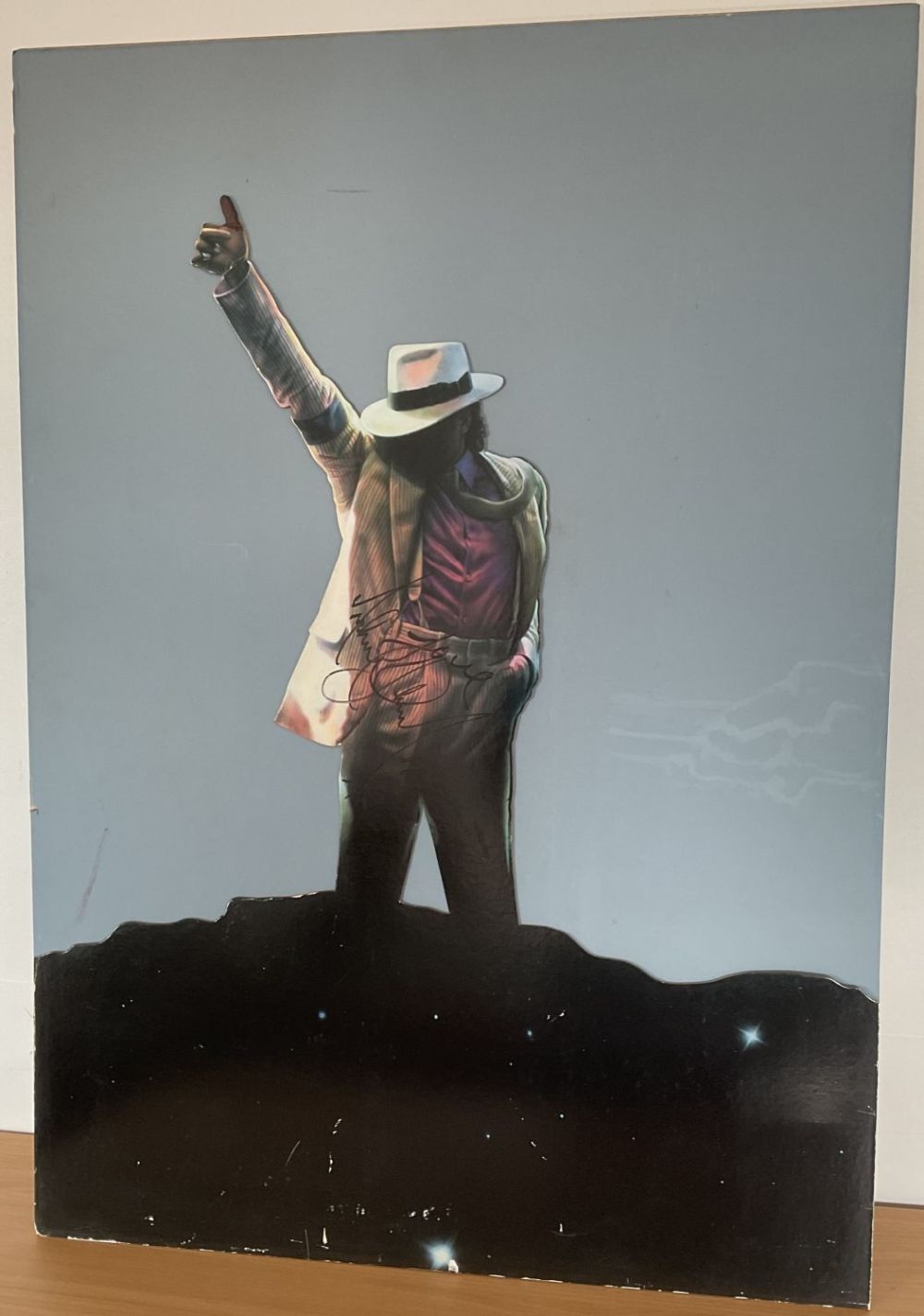 Lot 184: Michael Jackson (1958-2009) Singer Signed Large 31x44 Mounted...