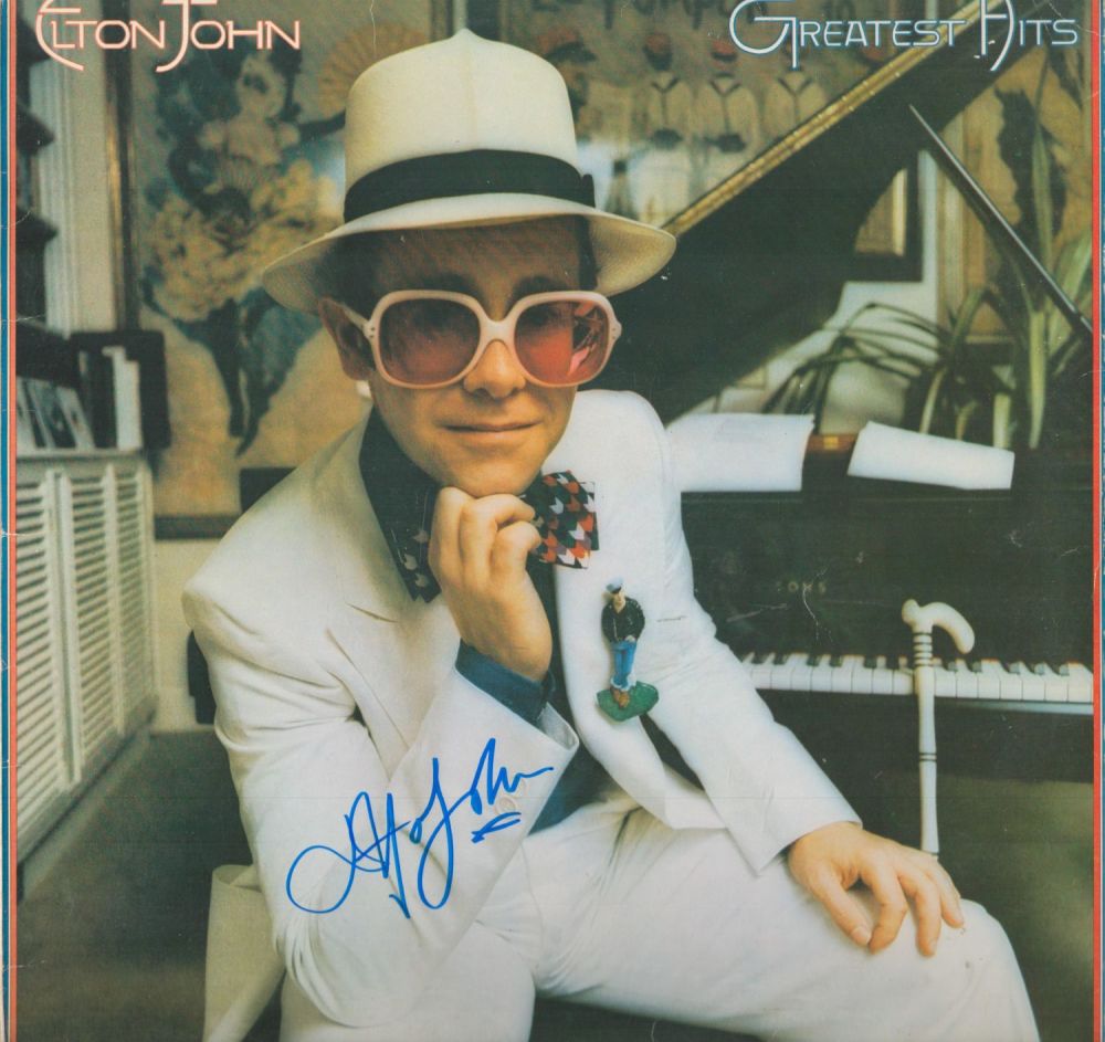 Lot 186: Elton John Signed To The Front Cover Of...