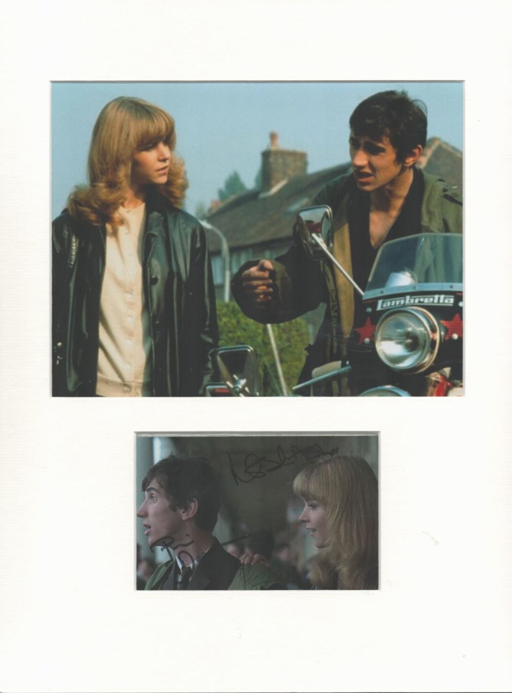 Lot 63: Actor Phil Daniels and Leslie Ash. A signed...