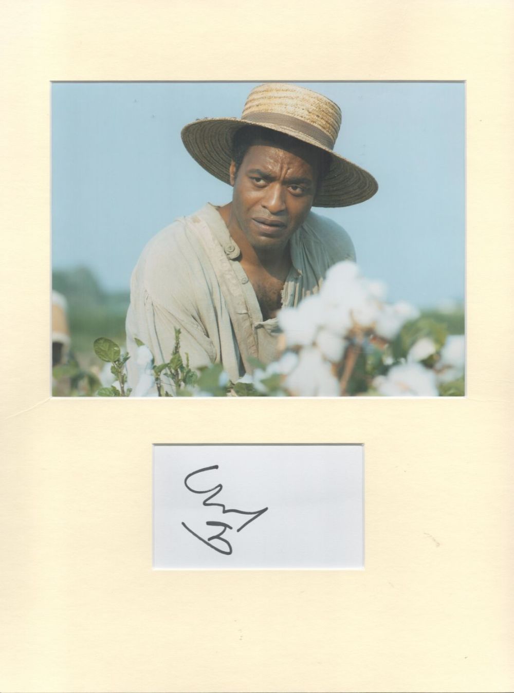 Lot 71: Chiwetel Ejiofor from 12 years a Slave signature...
