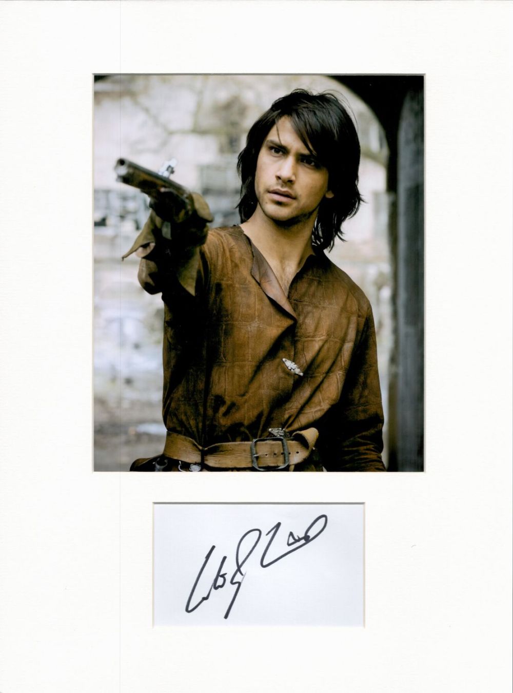 Lot 146: Luke Pasqualino 16x12 overall Musketeers mounted signature piece....
