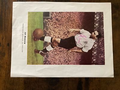 Football Sir Alf Ramsey 1966 World Cup Manager signed A4 Soccer Magazine Page. Some minor 