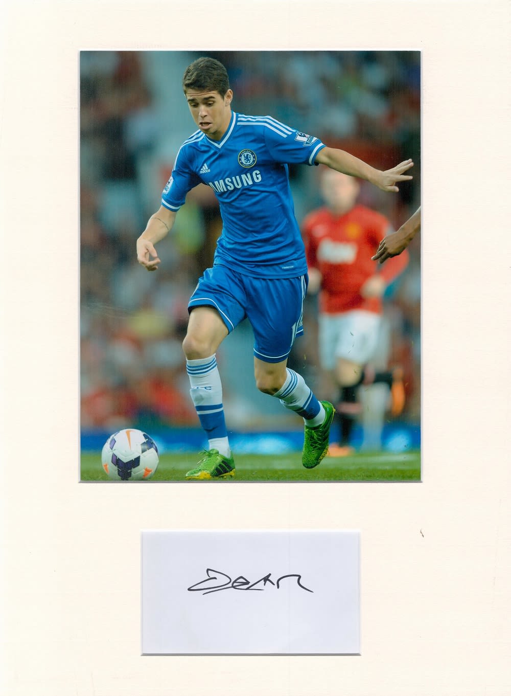 Lot 172: Football Oscar 16x12 overall Chelsea mounted signature piece....