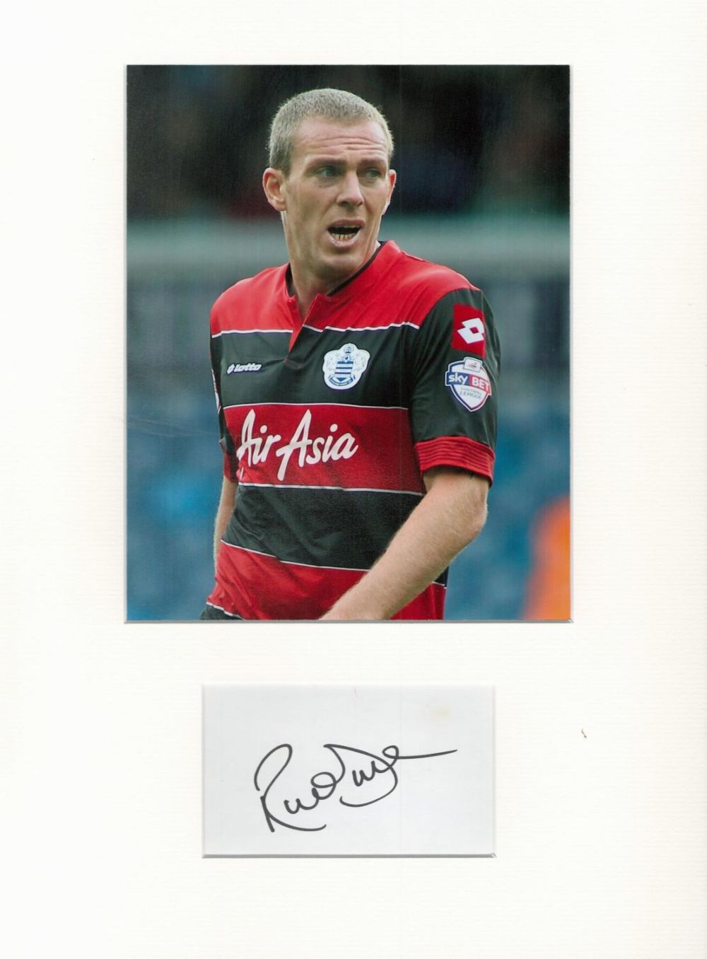 Lot 187: Football Richard Dunne 16x12 overall Queens Park Rangers...