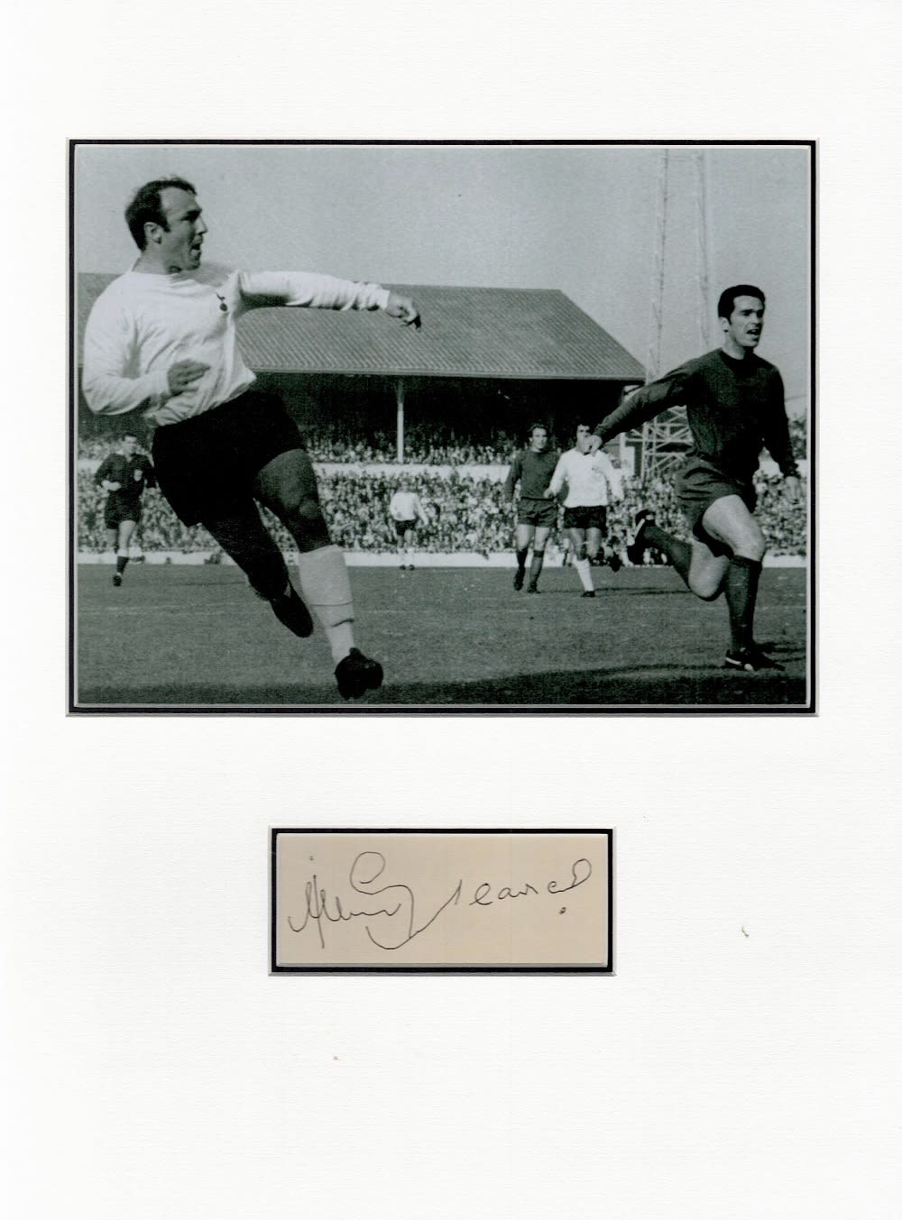 Lot 211: Football Jimmy Greaves 16x12 overall Tottenham Hotspur mounted...