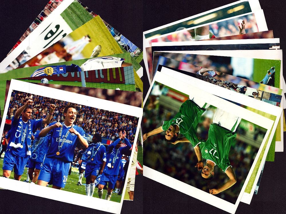 Lot 207: Collection of unsigned football players and clubs, including...