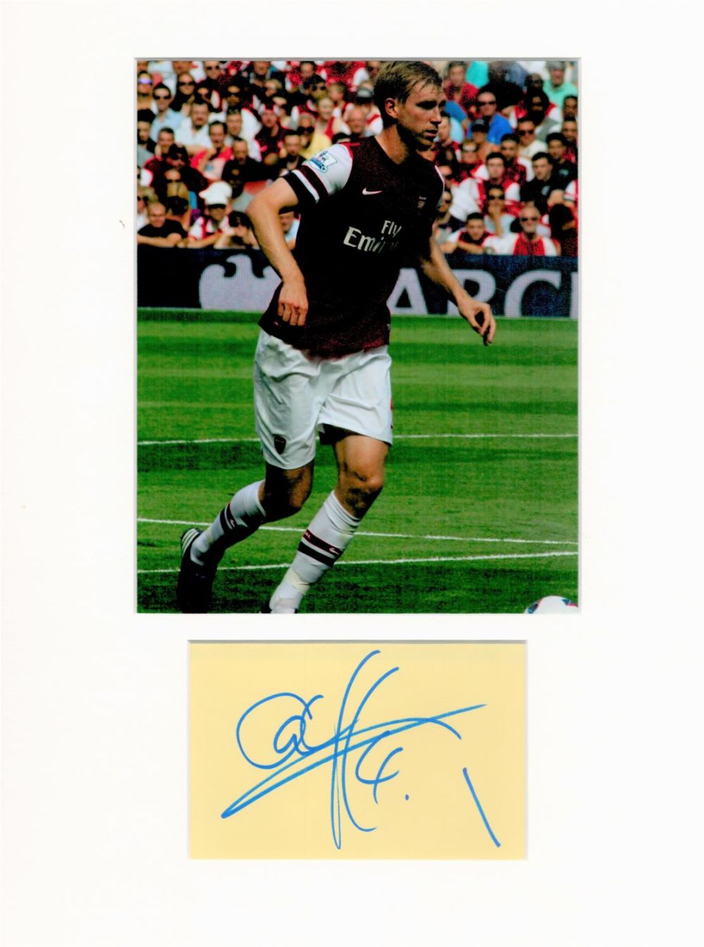 Lot 214: Football Per Mertesacker 16x12 overall Arsenal mounted signature...