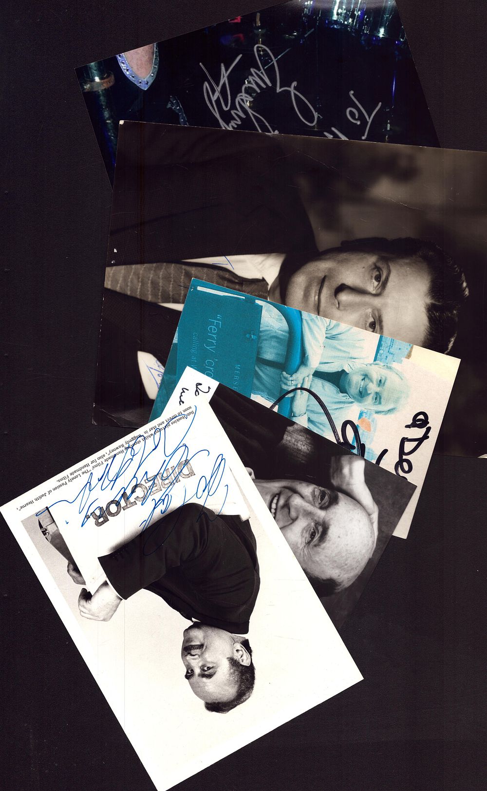 Lot 243: Entertainment collection signed, including Bob Hoskins, Ron Moody...