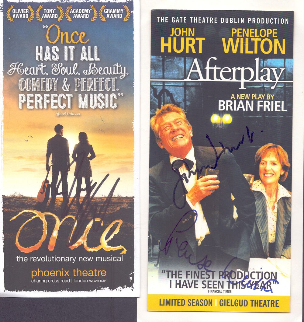 Lot 246: John Hurt, Penelope Wilton and others signed Theatre...