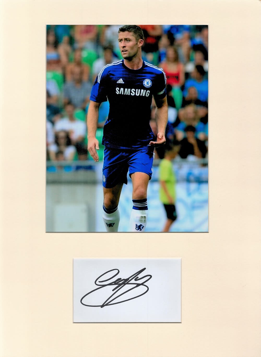 Lot 227: Football Gary Cahill 16x12 overall Chelsea mounted signature...