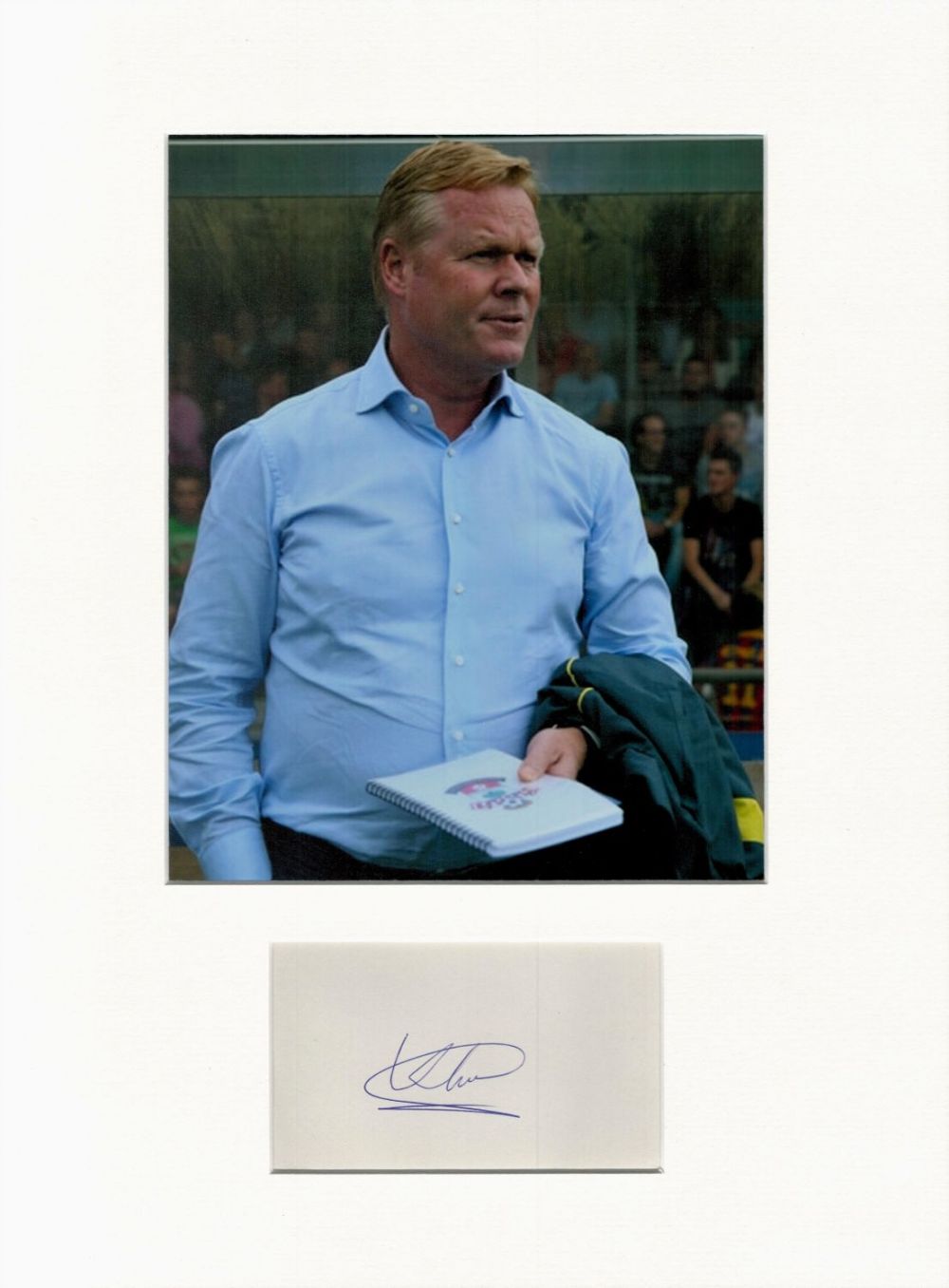 Lot 238: Football Ronald Koeman 16x12 overall Southampton mounted signature...