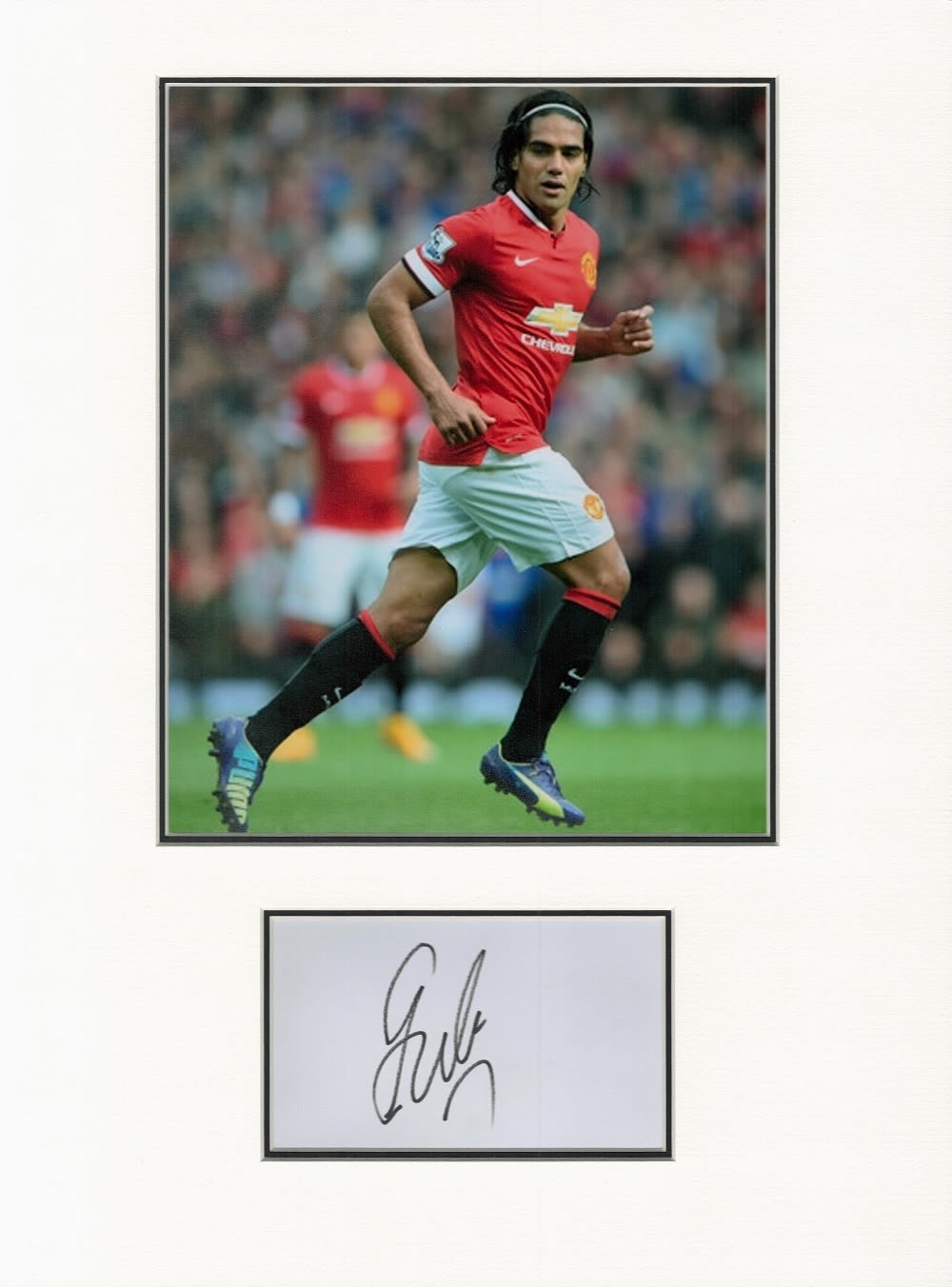 Lot 246: Football Anthony Martial 16x12 overall Manchester United mounted...