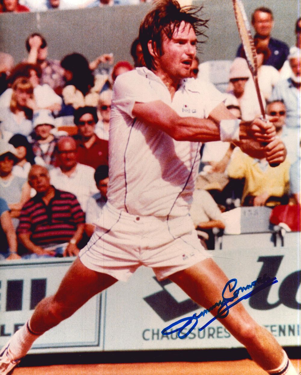 Lot 605: JIMMY CONNORS Tennis Legend signed 8x10 Photo.