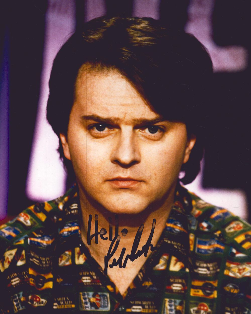 Lot 621: PAUL MERTON Comedian signed 8x10 Photo.