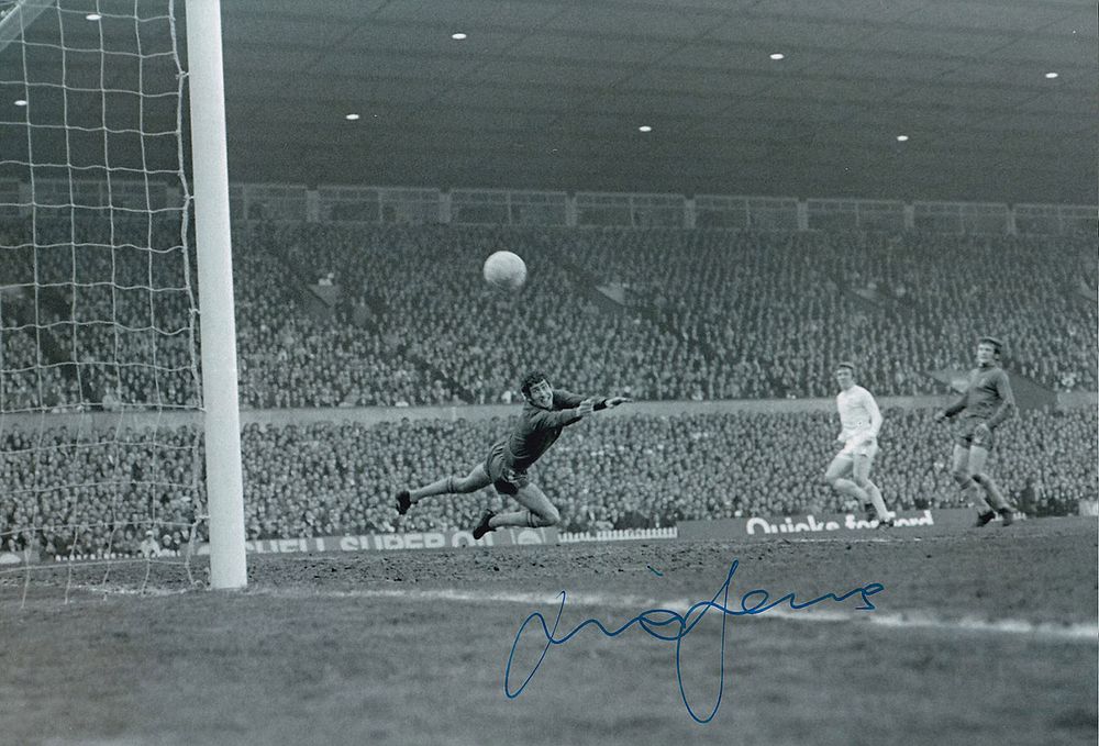 Lot 701: Autographed MICK JONES 12 x 8 photo :...