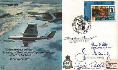 Douglas Bower Air Vice-Marshal CBE AFC, G. G. Petty grp cpt DSO DFC AFC, J McD Craig Wing 