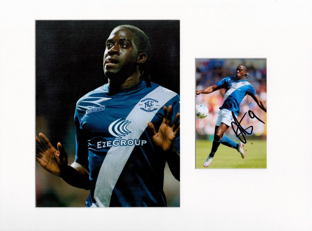 Lot 283: Football Clayton Donaldson 16x12 overall Birmingham City mounted...