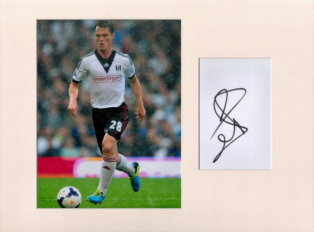 Lot 304: Football Scott Parker 16x12 overall Fulham mounted signature...