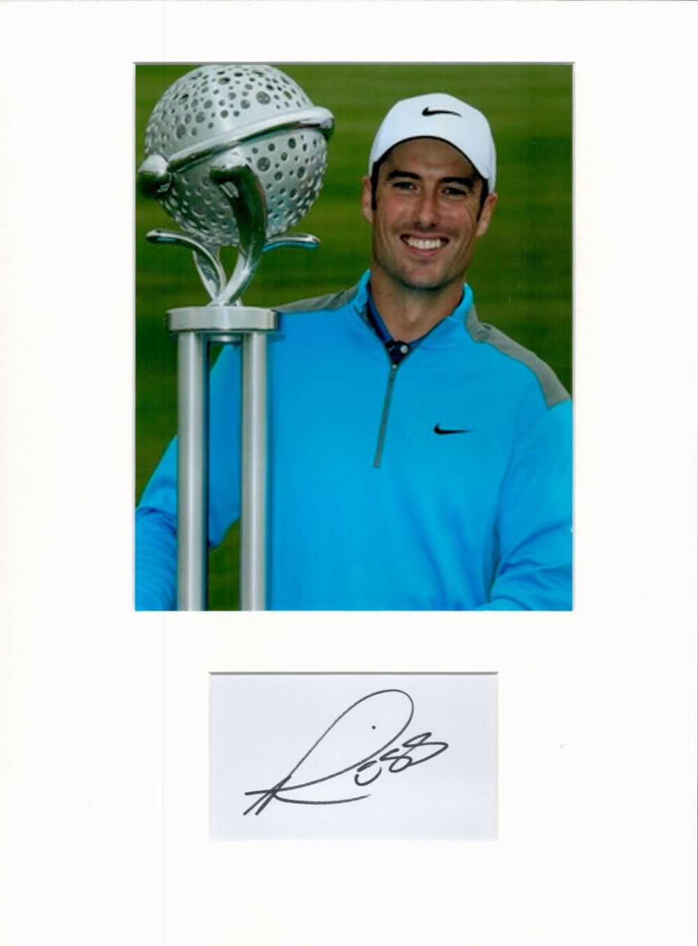 Lot 373: Golf Ross Fisher 16x12 overall mounted signature piece....