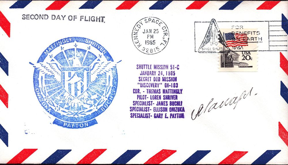 Lot 201: Cosmonaut Oleg G. Makarov signed Shuttle Mission CTR...