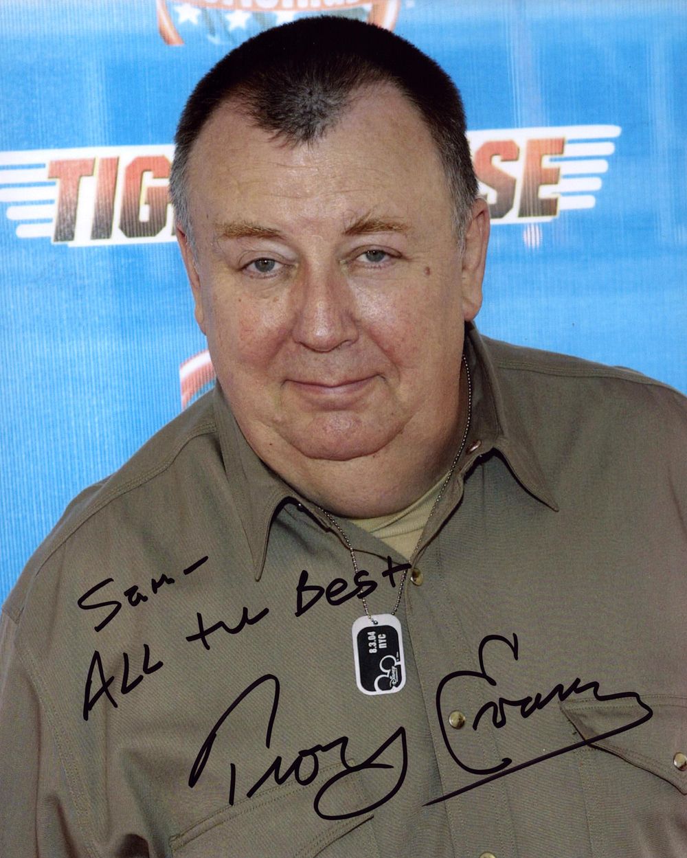 Lot 259: Tony Evans signed 10x8inch colour photo.