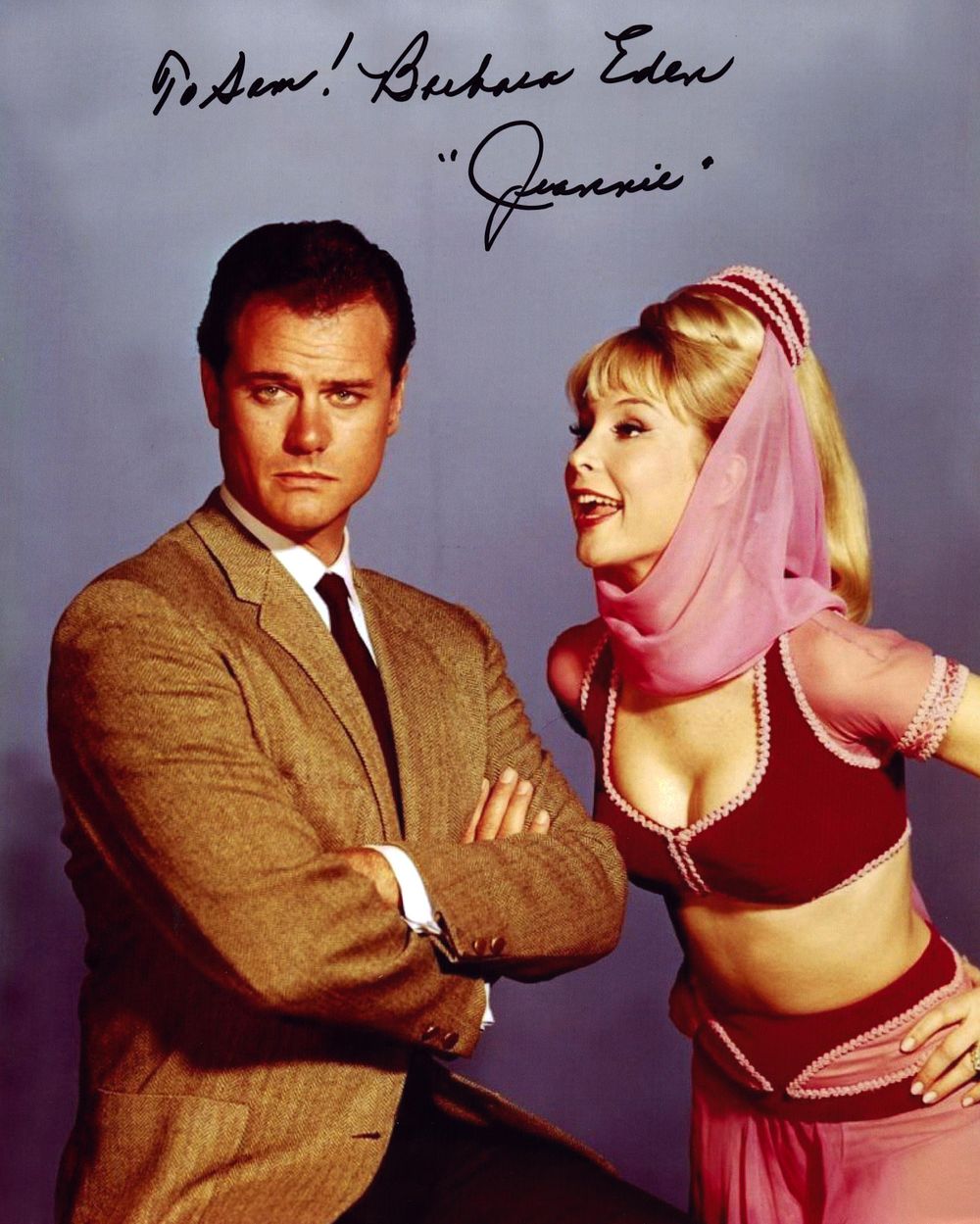 Lot 263: Barbara Eden signed 10x8inch I Dream of Jeannie...