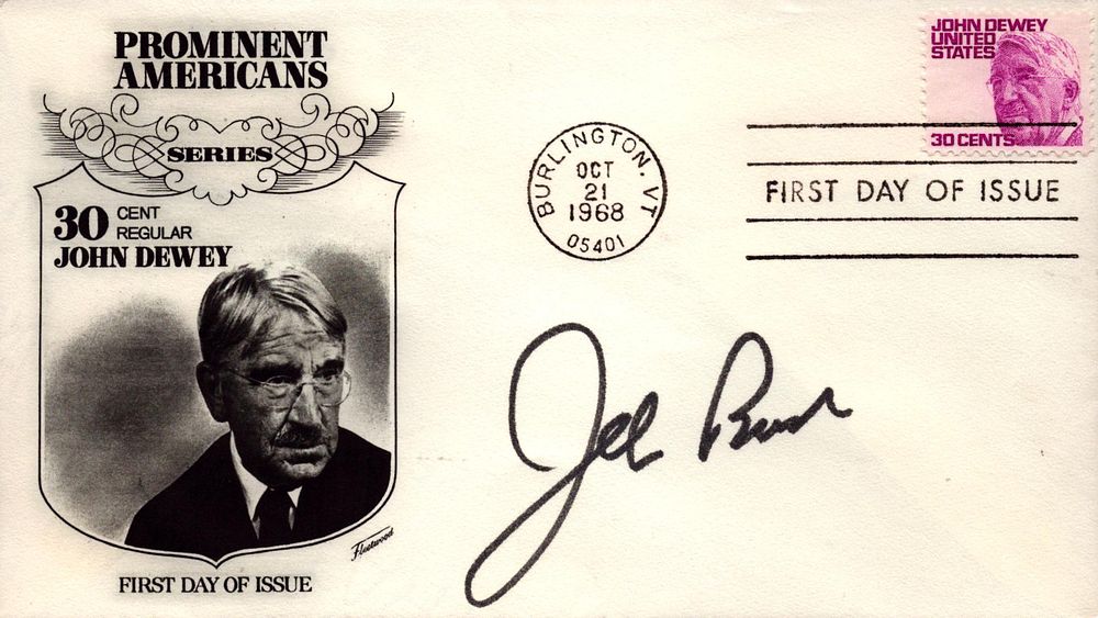 Lot 296: Governor Jeb Bush signed Prominent Americans series FDC...