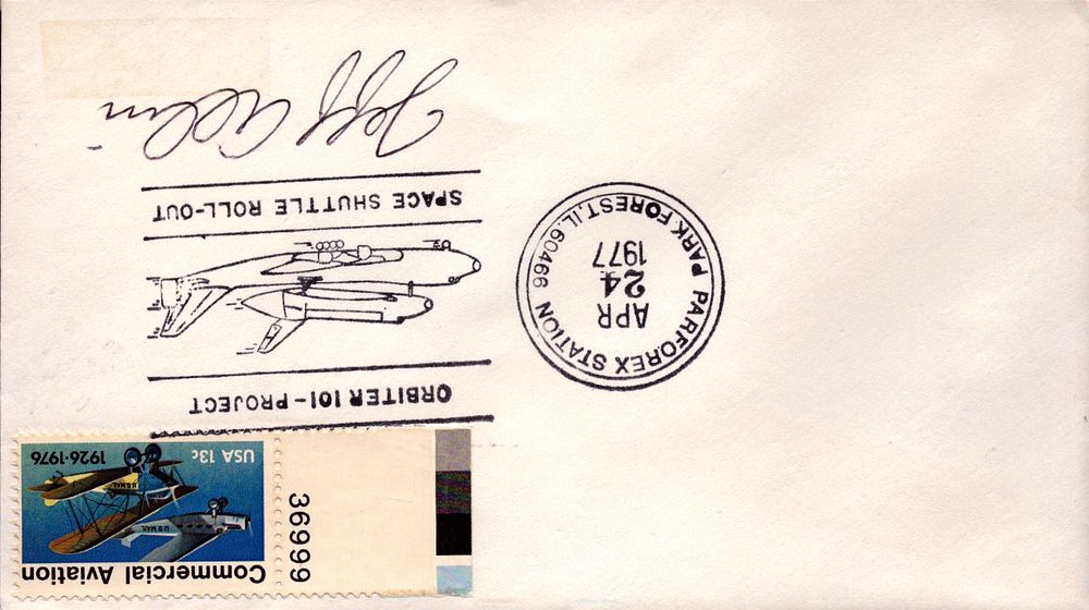 Lot 298: Jeff Allin signed Space Shuttle Roll out FDC...