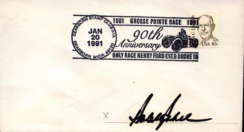 Lot 321: Motor Racing Bobby Rahal signed envelope PM 1901...