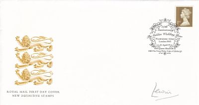 50th Anniv The Golden Wedding Year's Signed by Lord Lewin KG GCB LVO DSC. 21 April 97 