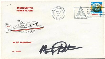 Astronaut Martin Fettman STS58 signed 1989 FDC Kennedy Space Center CDS slogan postmark Space 